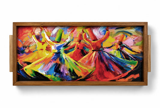 Mulberry Oasis Oak Handles Tray